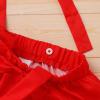 imageIDOPIP Toddler Kids Girls Back to School Outfits Pencil Print Tshirt  Suspenders Skirt Overalls Dress Kindergarten ClothesRed  Black  Crayon