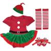 Red + Green Short Sleeve 4pcs