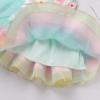 imageIDOPIP Baby Girls Donut Ice Cream Tutu Dress Summer Sleeveless Strap Backless Princess Birthday Party Dresses with HeadwearGreen Ice Cream