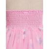 imageIDOPIP Baby Girls Donut Ice Cream Tutu Dress Summer Sleeveless Strap Backless Princess Birthday Party Dresses with HeadwearPink Floral
