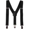 imageIDOPIP Cake Smash Outfit Boys Suspender Bow Tie Set with Birthday Hat Formal Tuxedo Suit for Kids Baby Photo Shoot CostumeBlack