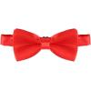 imageIDOPIP Cake Smash Outfit Boys Suspender Bow Tie Set with Birthday Hat Formal Tuxedo Suit for Kids Baby Photo Shoot CostumeRed