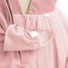imageIDOPIP Flower Girl VBackless Bowknot Dress for Kids Wedding Formal Party Pageant Maxi Gown Princess Communion Tulle DressesPink