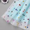 imageIDOPIP Flower Girls Sequin Butterfly Dot Tutu Dress for Kids Baby First Communion Wedding Princess Birthday Party DressesBlue Dots  Kids Dress