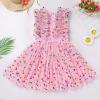imageIDOPIP Flower Girls Sequin Butterfly Dot Tutu Dress for Kids Baby First Communion Wedding Princess Birthday Party DressesPink Butterfly  Kids Dress