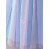 imageIDOPIP Sequin Butterfly Flower Girl Dress for Kids Wedding Pageant Party Long Gown Princess Birthday Communion Tulle DressesBlue  Sequin