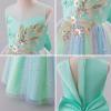 imageIDOPIP Sequin Butterfly Flower Girl Dress for Kids Wedding Pageant Party Long Gown Princess Birthday Communion Tulle DressesGreen