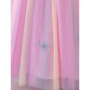 imageIDOPIP Sequin Butterfly Flower Girl Dress for Kids Wedding Pageant Party Long Gown Princess Birthday Communion Tulle DressesPink  Sequin