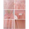 imageIDOPIP Sequin Flower Girl Lace Dress for Kids Wedding Pageant Party Formal Long Gown Princess First Communion Tulle DressesPink Butterfly