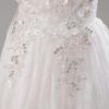 imageIDOPIP Sequin Flower Girl Lace Dress for Kids Wedding Pageant Party Formal Long Gown Princess First Communion Tulle DressesWhite