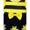 imageIDOPIP Toddler Baby Girls Birthday Dress Strawberry Cow Bee Cake Smash Party Pageant Bowknot Tutu Dress with Headband OutfitYellow Bee