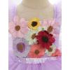 imageIDOPIP Baby Girls Sequin Strawberry Cherry Tutu Dress Summer Backless Lace Princess Birthday Party Dress with Headband OutfitPurple Flower