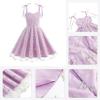 imageIDOPIP Embroidery Flower Girl Lace Dess for Kids Party Wedding Bridesmaid Tulle Dresses Princess Pageant Birthday Floral GownPurple
