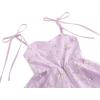 imageIDOPIP Embroidery Flower Girl Lace Dess for Kids Party Wedding Bridesmaid Tulle Dresses Princess Pageant Birthday Floral GownPurple