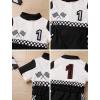 imageIDOPIP Baby Boys 1st 2nd Birthday Outfit Race Car Driver Romper Girls Boy Racer Jumpsuit Racing Suit Toddler Dress up CostumeBlack