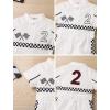 imageIDOPIP Baby Boys 1st 2nd Birthday Outfit Race Car Driver Romper Girls Boy Racer Jumpsuit Racing Suit Toddler Dress up CostumeWhite 2nd