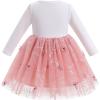 imageIDOPIP Baby Girls 1st Birthday Outfit Embroidery Flower Tulle Tutu Princess Pageant Party Dress Headband Set for Cake SmashDusty Pink