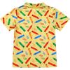 imageIDOPIP Back to School Shirts for Boys First Day of School TShirt Toddler Kids Short Sleeve Print Summer Casual Tops ClothesYellow  Pencil