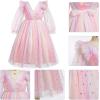 imageIDOPIP Princess Dress for Girls Sparkle Star Pageant Mesh Dress Formal Birthday Prom Gown Glitter Christening Tulle DressRainbow