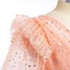 imageIDOPIP Princess Dress for Girls Sparkle Star Pageant Mesh Dress Formal Birthday Prom Gown Glitter Christening Tulle DressStar Print