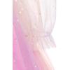 imageIDOPIP Toddler Baby Girls Dresses Long Puff Sleeve Pageant Mesh Tutu Dress Infant Wedding Baptism Photo Shoot Tulle DressRainbow Pink