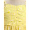 imageIDOPIP Toddler Baby Girls Dresses Long Puff Sleeve Pageant Mesh Tutu Dress Infant Wedding Baptism Photo Shoot Tulle DressYellow Daisy