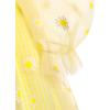 imageIDOPIP Toddler Baby Girls Dresses Long Puff Sleeve Pageant Mesh Tutu Dress Infant Wedding Baptism Photo Shoot Tulle DressYellow Daisy