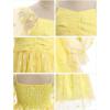 imageIDOPIP Toddler Baby Girls Dresses Long Puff Sleeve Pageant Mesh Tutu Dress Infant Wedding Baptism Photo Shoot Tulle DressYellow Daisy