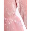 imageIDOPIP Toddler Baby Girls Embroidery Velvet Tutu Dress with Headband Outfit Long Sleeve Fall Princess Birthday Party DressesPink