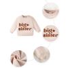 imageIDOPIP Toddler Baby Girls First Birthday Outfit Boho Embroidery One Sweater Top Knit Pullover Sweatshirt Fall Winter ClothesApricot