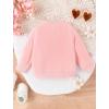 imageIDOPIP Toddler Baby Girls First Birthday Outfit Boho Embroidery One Sweater Top Knit Pullover Sweatshirt Fall Winter ClothesPink  Big Sis