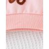 imageIDOPIP Toddler Baby Girls First Birthday Outfit Boho Embroidery One Sweater Top Knit Pullover Sweatshirt Fall Winter ClothesPink  Big Sis