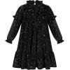 imageIDOPIP Toddler Baby Girls Velvet Tutu Dress Sparkle Sequin Christmas Dresses Ruffle Kid Princess Birthday Party Dress ClothesBlack