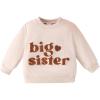 imageIDOPIP Toddler Baby Girls First Birthday Outfit Boho Embroidery One Sweater Top Knit Pullover Sweatshirt Fall Winter ClothesApricot