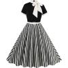 Black + White Stripe