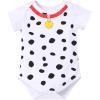 imageIDOPIP Ladybug Dalmatian Birthday Outfit for Baby Girls Romper Polka Dot Tutu Skirt Headband Halloween Fancy Dress up CostumeWhite  Dalmatian Dog