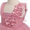 imageToddler Baby Flower Girls Sequins Bowknot High Low Tutu Dress Petal Lace Princess Pageant Wedding Birthday Party Formal Gown