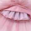 imageToddler Baby Flower Girls Sequins Bowknot High Low Tutu Dress Petal Lace Princess Pageant Wedding Birthday Party Formal Gown