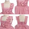 imageToddler Baby Flower Girls Sequins Bowknot High Low Tutu Dress Petal Lace Princess Pageant Wedding Birthday Party Formal Gown