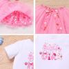 imageIDOPIP Blue Birthday Girl Outfit for Baby Toddler Girls Birthday Shirt Tutu Skirt Dog Ears Sash Cake Smash Photo Shoot 16TPink