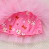 imageIDOPIP Blue Birthday Girl Outfit for Baby Toddler Girls Birthday Shirt Tutu Skirt Dog Ears Sash Cake Smash Photo Shoot 16TPink Three 3pcs