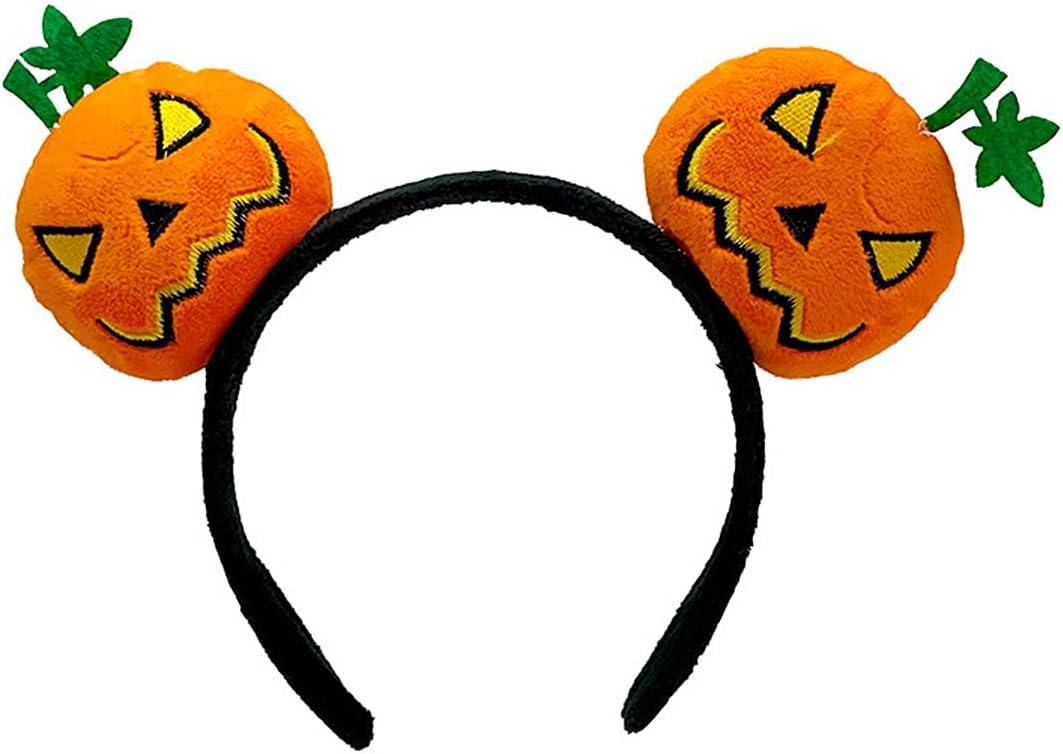 imageIDOPIP Halloween Pumpkin Costume for Kids Girls Princess Party Dress up Cosplay with Headband and Bags for Photo Shoot 212TOrange  Black