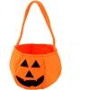 imageIDOPIP Halloween Pumpkin Costume for Kids Girls Princess Party Dress up Cosplay with Headband and Bags for Photo Shoot 212TOrange  Black