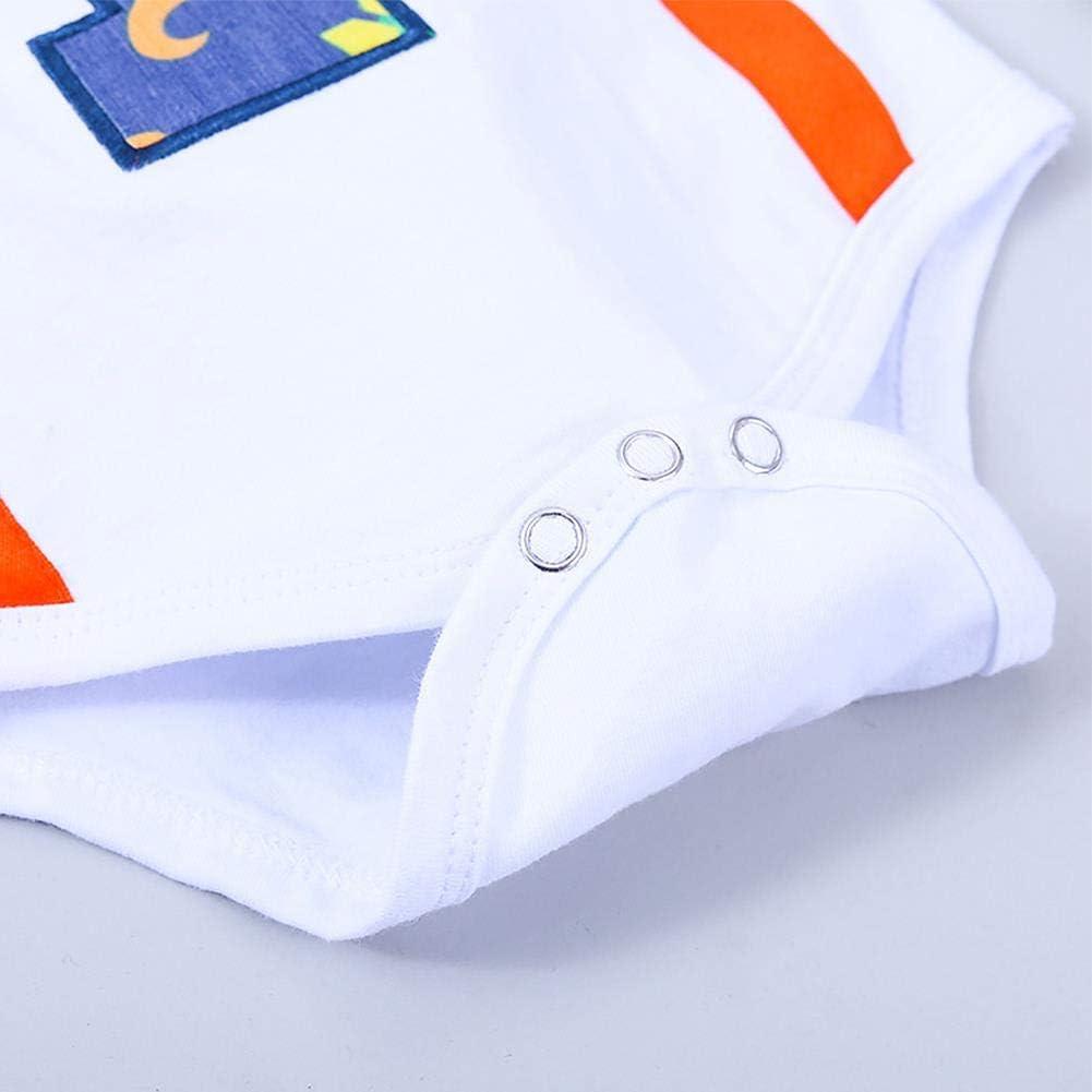 imageIDOPIP Baby Boys 1st Birthday Cake Smash Outfit Bowtie Romper Suspenders Shorts Pants Formal Suit Clothes for Photo ShootY White Dinosaur 2pcs