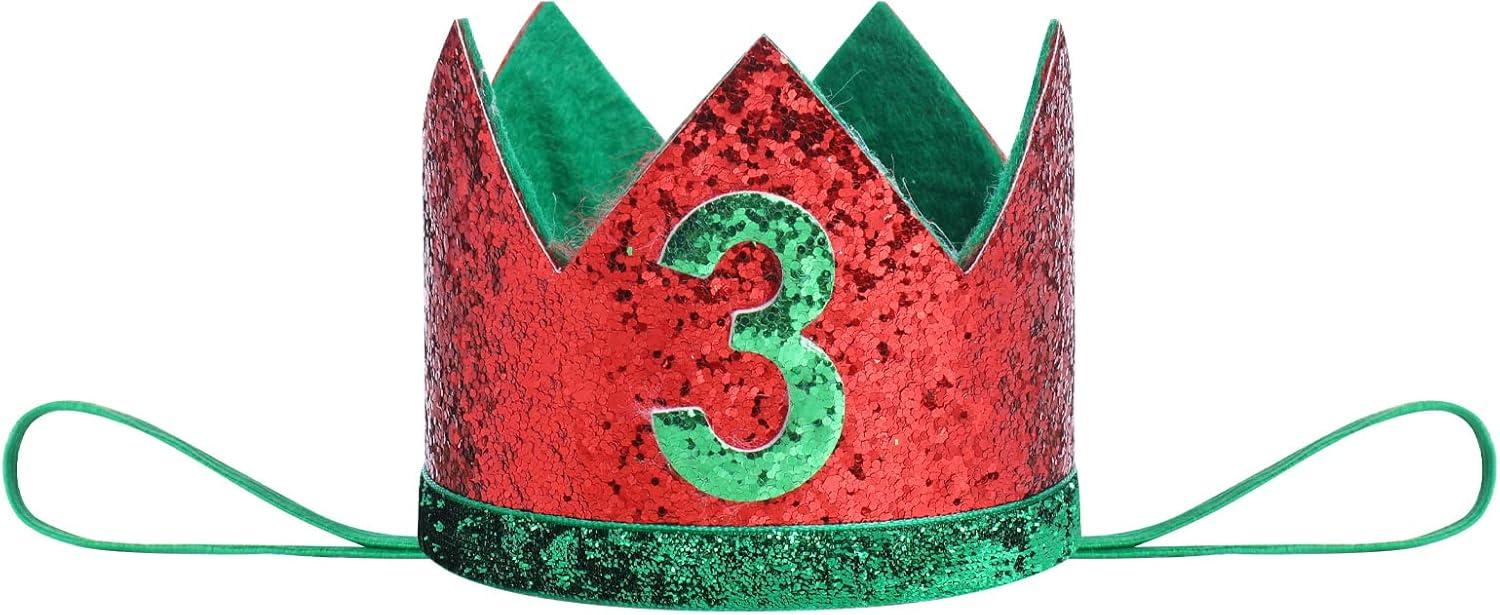 imageIDOPIP Watermelon 1st 2nd 3rd Birthday Outfit for Baby Girl Romper Tutu Skirt Headband Sock Clothes for Smash Cake Photo PropRed Three