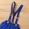 imageIDOPIP Baby Boys 1st Birthday Cake Smash Outfit Bowtie Romper Suspenders Shorts Pants Formal Suit Clothes for Photo ShootRoyal Blue Balloon