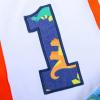 imageIDOPIP Baby Boys 1st Birthday Cake Smash Outfit Bowtie Romper Suspenders Shorts Pants Formal Suit Clothes for Photo ShootY White Dinosaur 2pcs