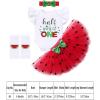 imageIDOPIP Watermelon 1st 2nd 3rd Birthday Outfit for Baby Girl Romper Tutu Skirt Headband Sock Clothes for Smash Cake Photo PropRed  Half Way to One