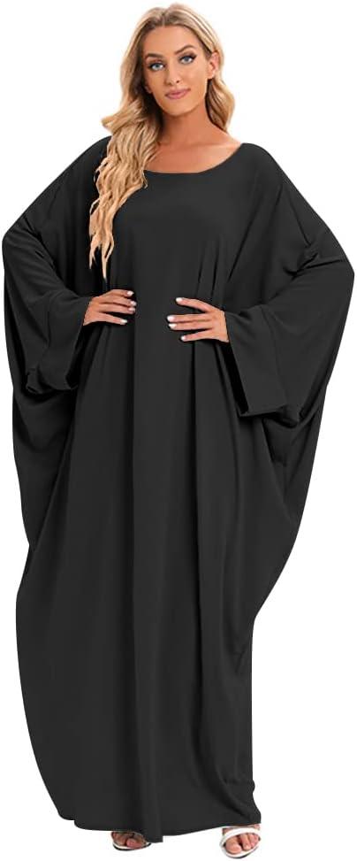 imageIDOPIP Abayas for Women Muslim Dress with Hijab OnePiece Long Sleeve Islamic Prayer Dress with Khimar Jilbab Kaftan ClothesBlack  Hijab