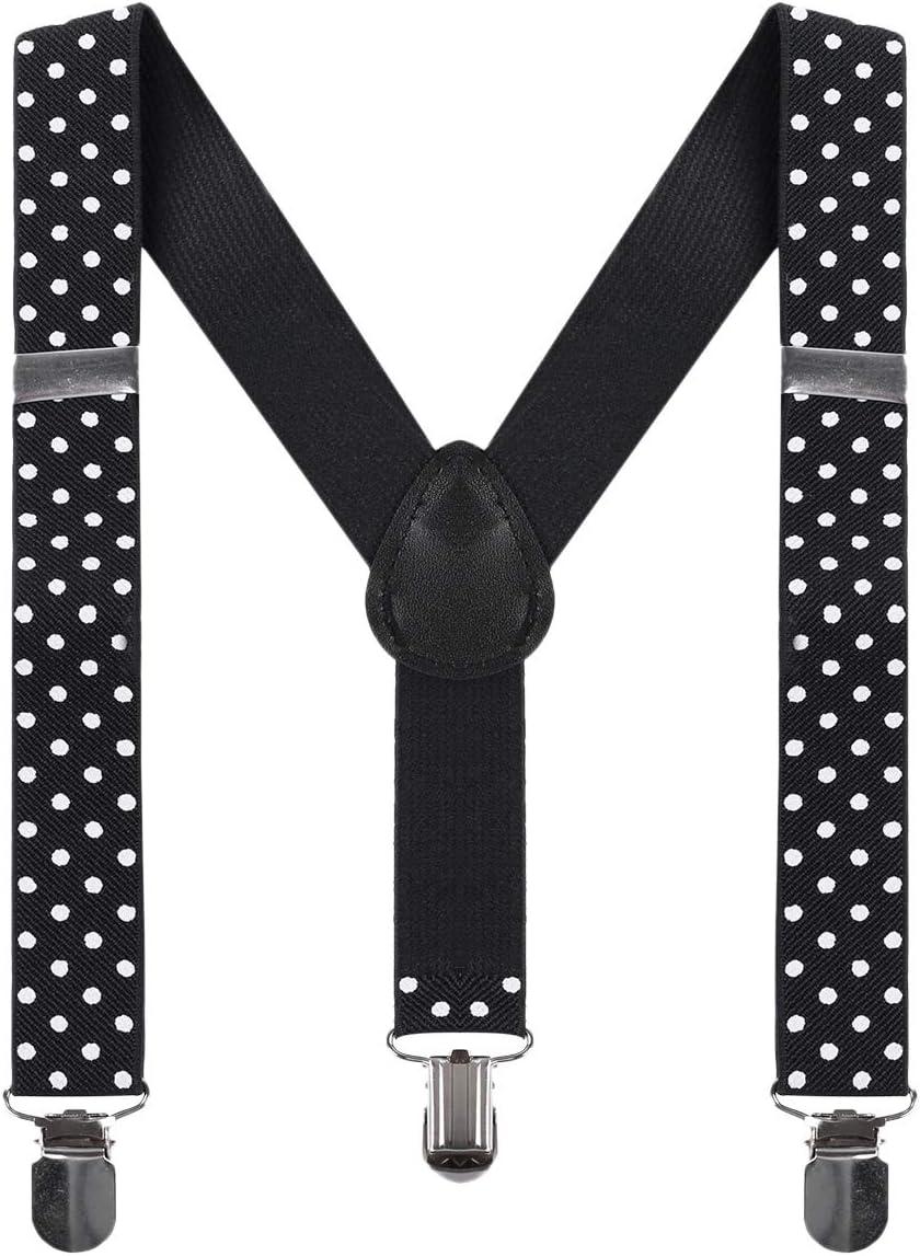 imageIDOPIP Kids Baby Boys Birthday Cake Smash Outfit Gentleman Necktie Shirt Suspenders Shorts Ears Halloween Christmas CostumeBlack 4pcs